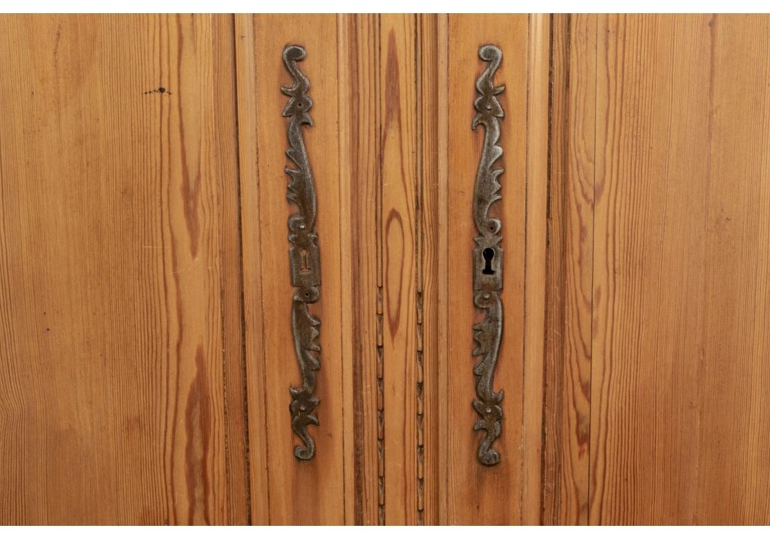 French Provincial 19th C. Provincial French  Pine Armoire/Cabinet For Sale