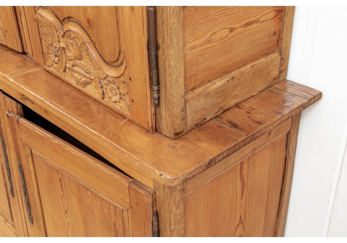 19th C. Provincial French  Pine Armoire/Cabinet For Sale 4