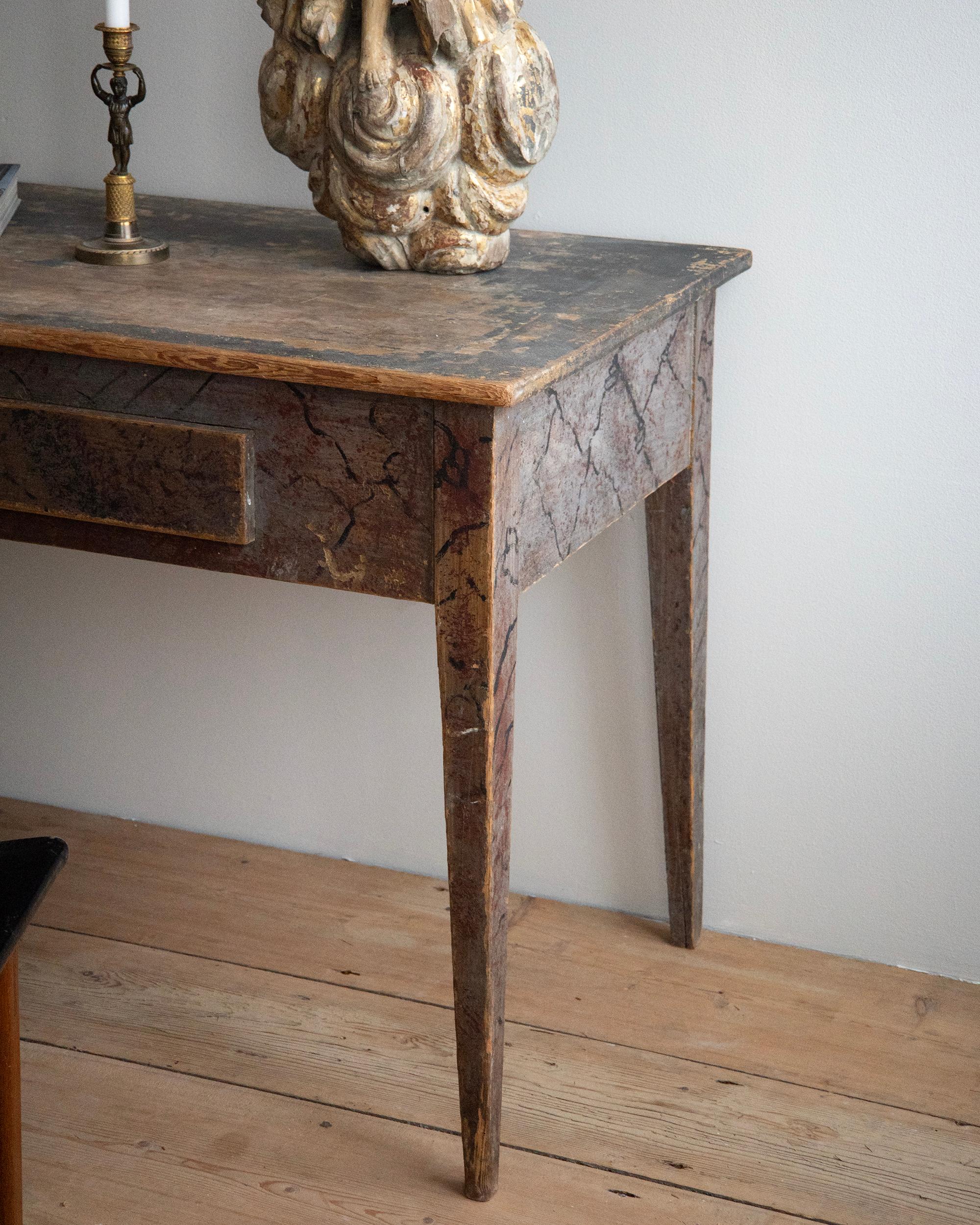 19th c, Provincial Gustavian Desk 1
