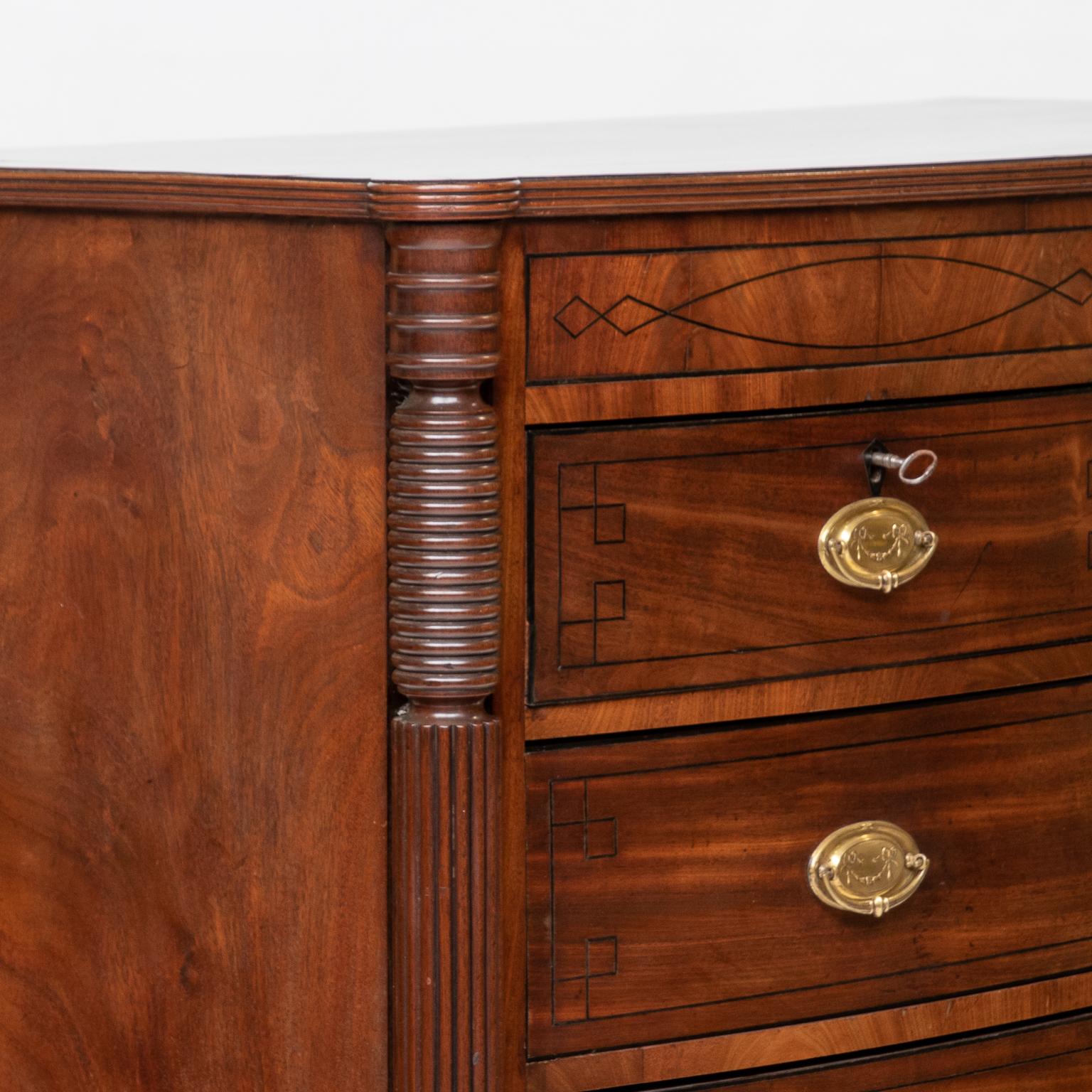 English 19th Century Regency Chest of Drawers