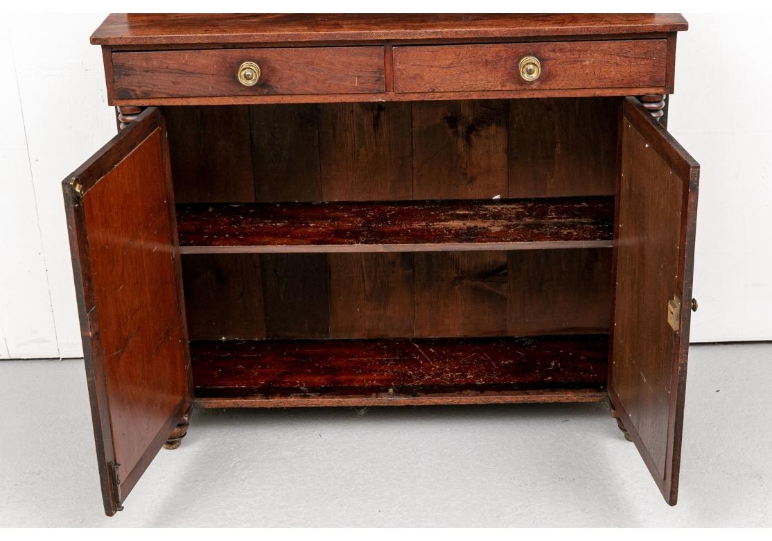 19th Century 19th C. Rosewood Tiered Server Cabinet  For Sale