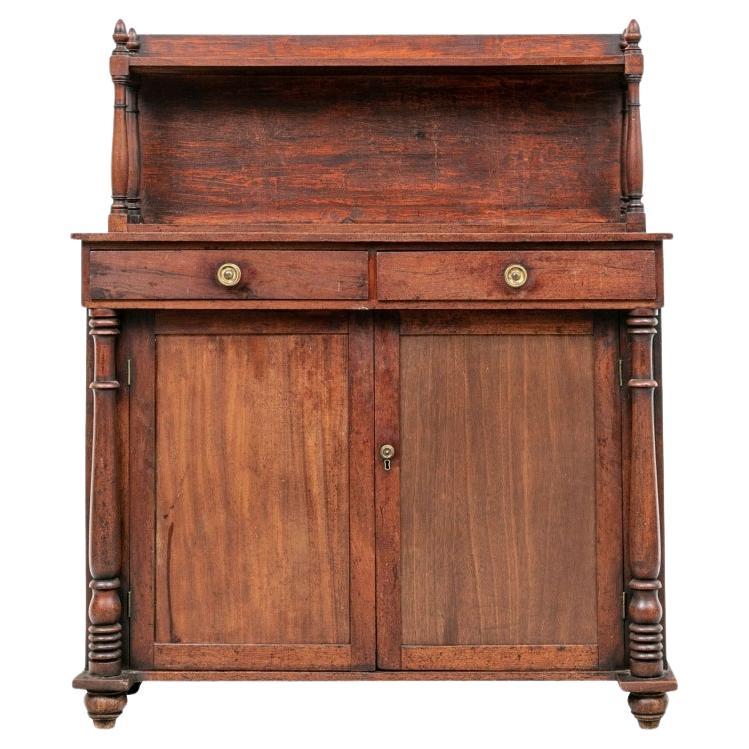 19th C. Rosewood Tiered Server Cabinet  For Sale