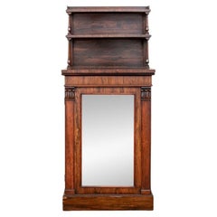 19th C. Rosewood Tiered Server Cabinet