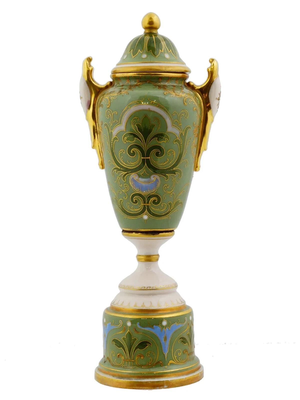 19Th C Royal Vienna Pate Sur Pate Porcelain Vase In Good Condition For Sale In Queens, NY