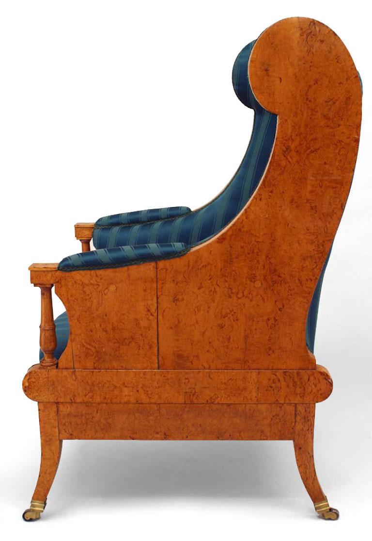 winged armchair