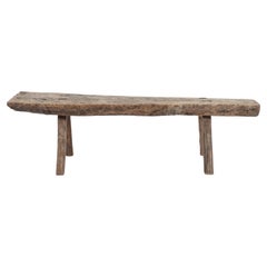 19th C. Rustic Bench or Coffee Table