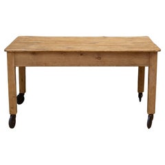 19th C, Rustic Farmhouse Dining Table, c.1880-1890