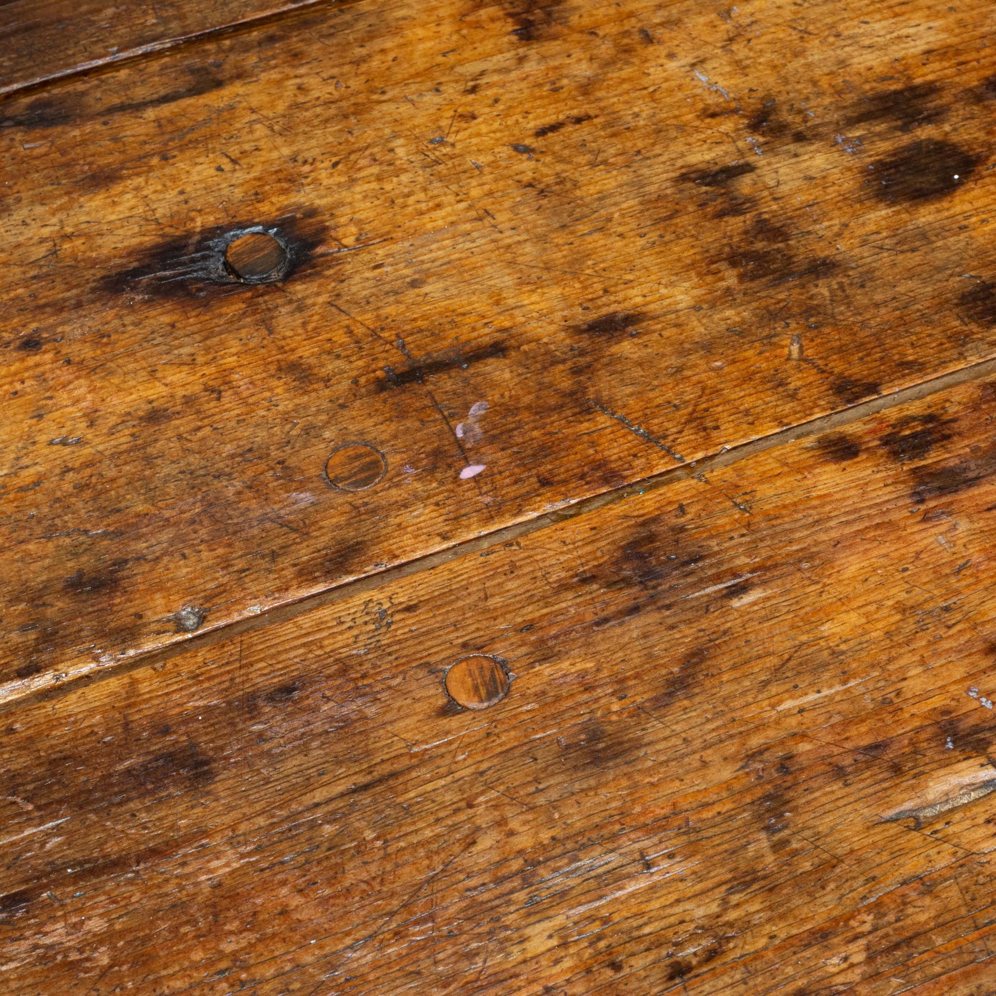 19th c. Rustic French Farmhouse Table c.1820-1880 For Sale 4