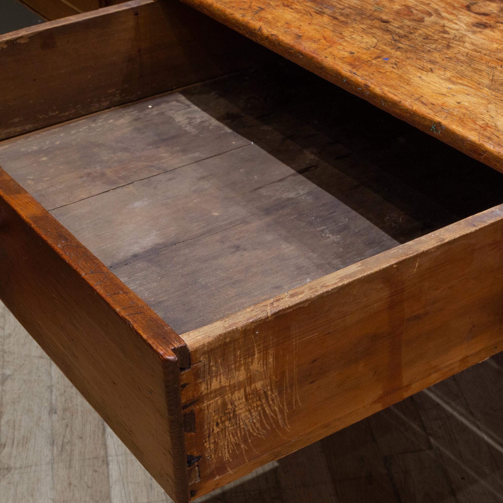 19th c. Rustic French Farmhouse Table c.1820-1880 For Sale 5