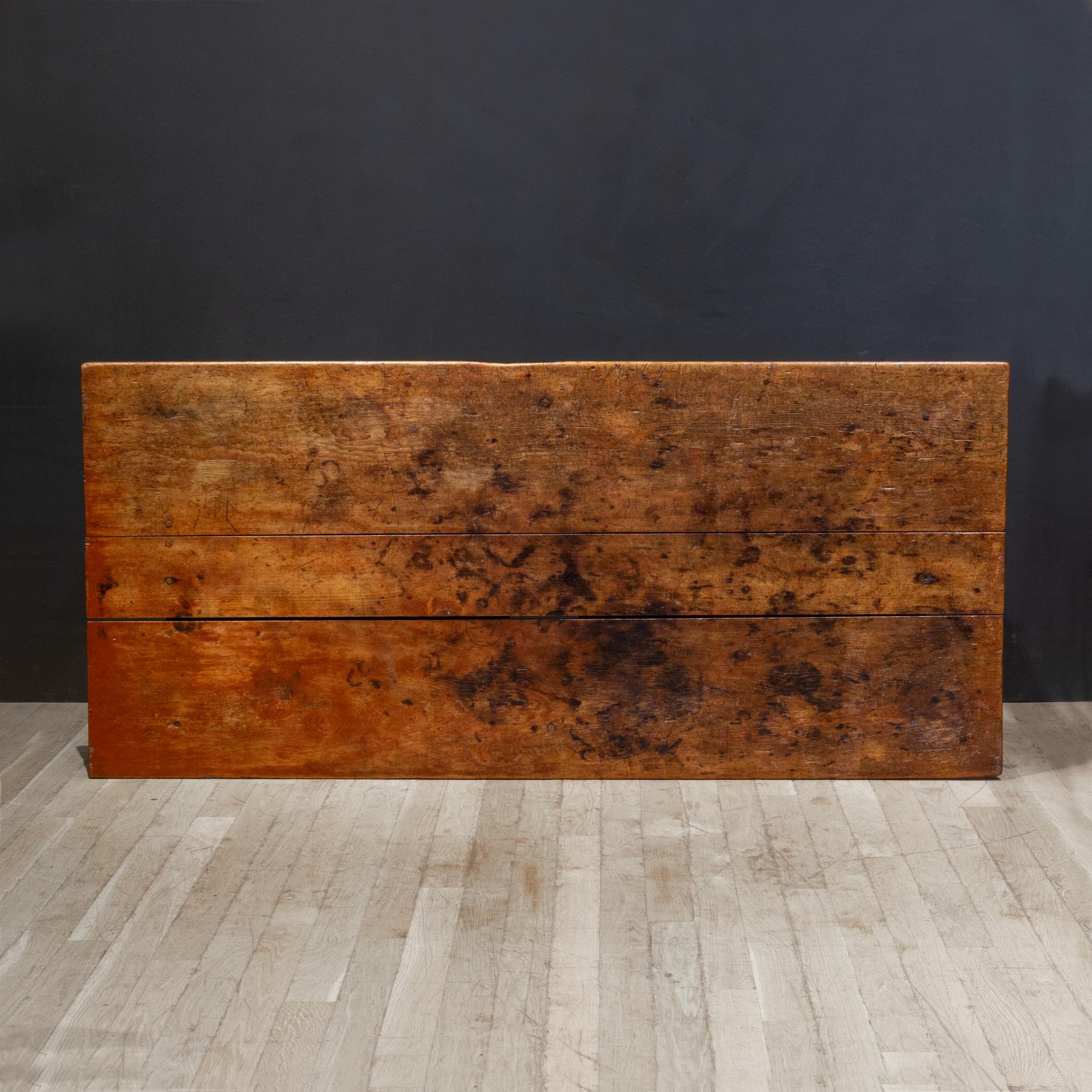 19th c. Rustic French Farmhouse Table c.1820-1880 For Sale 3