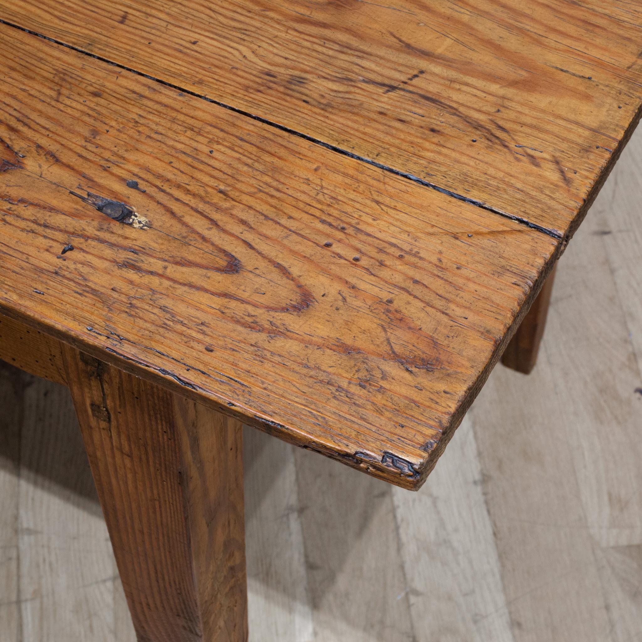 19th c. Rustic French Farmhouse Table c.1850-1900 For Sale 1