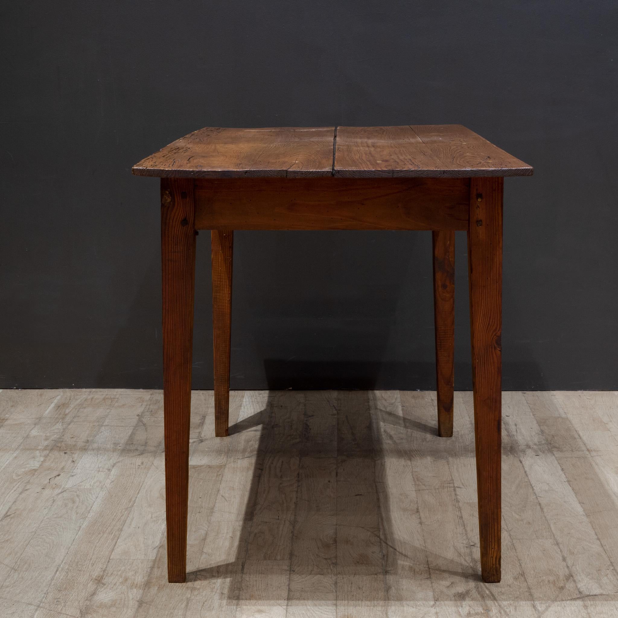 19th c. Rustic French Farmhouse Table c.1850-1900 For Sale 3