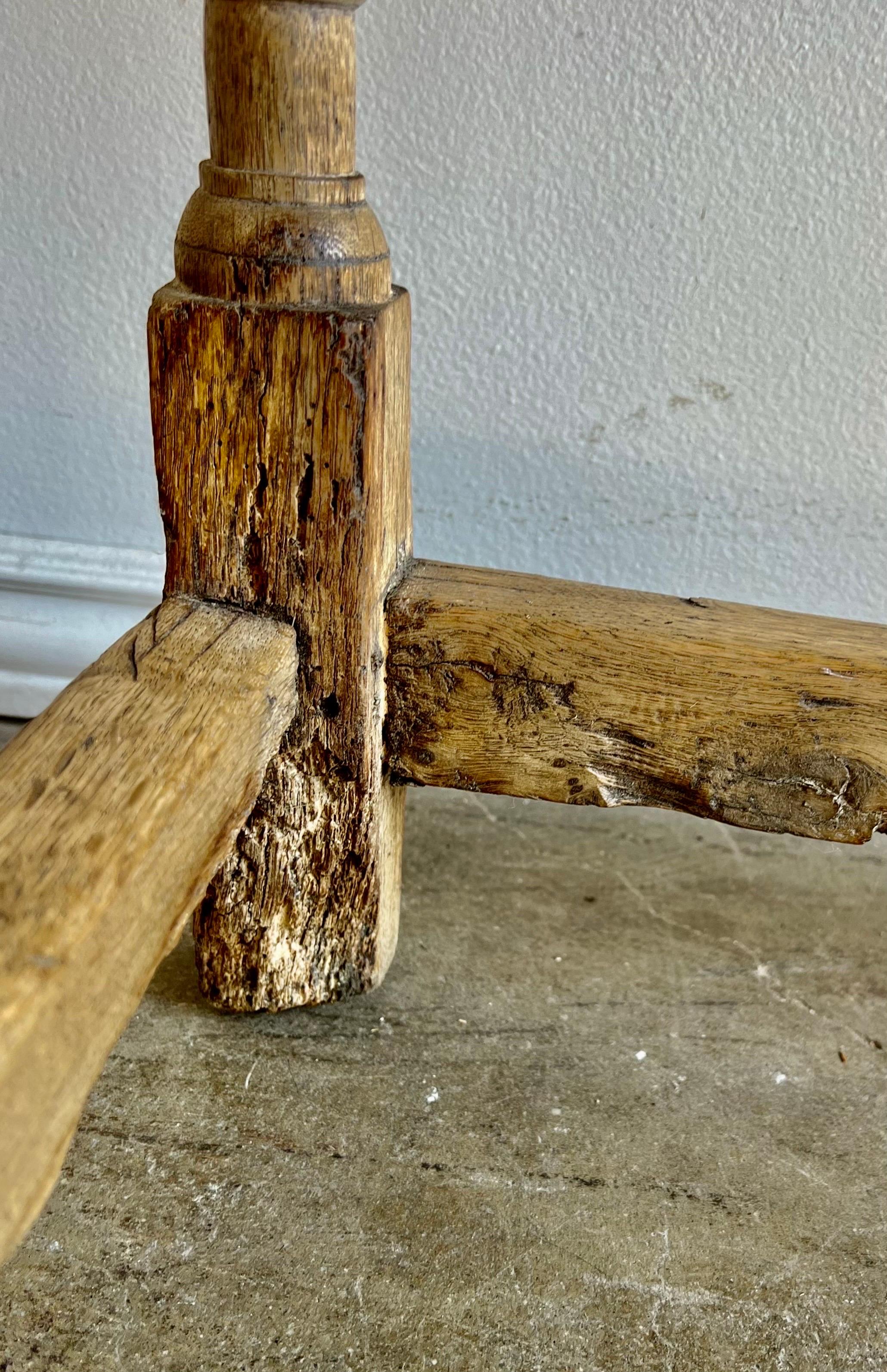 19th C. Rustic Swedish Side Table 3