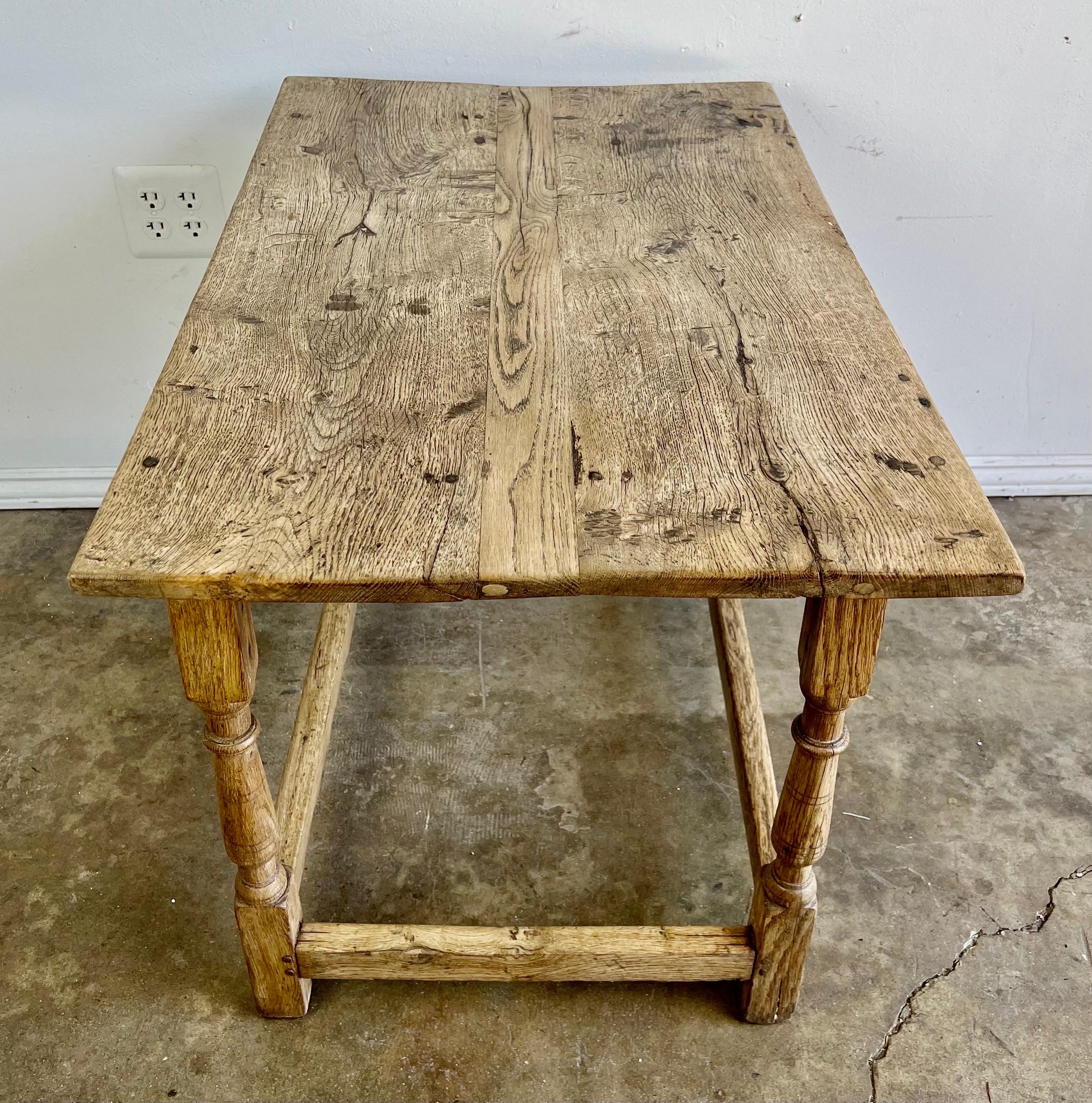 19th C. Rustic Swedish Side Table 1