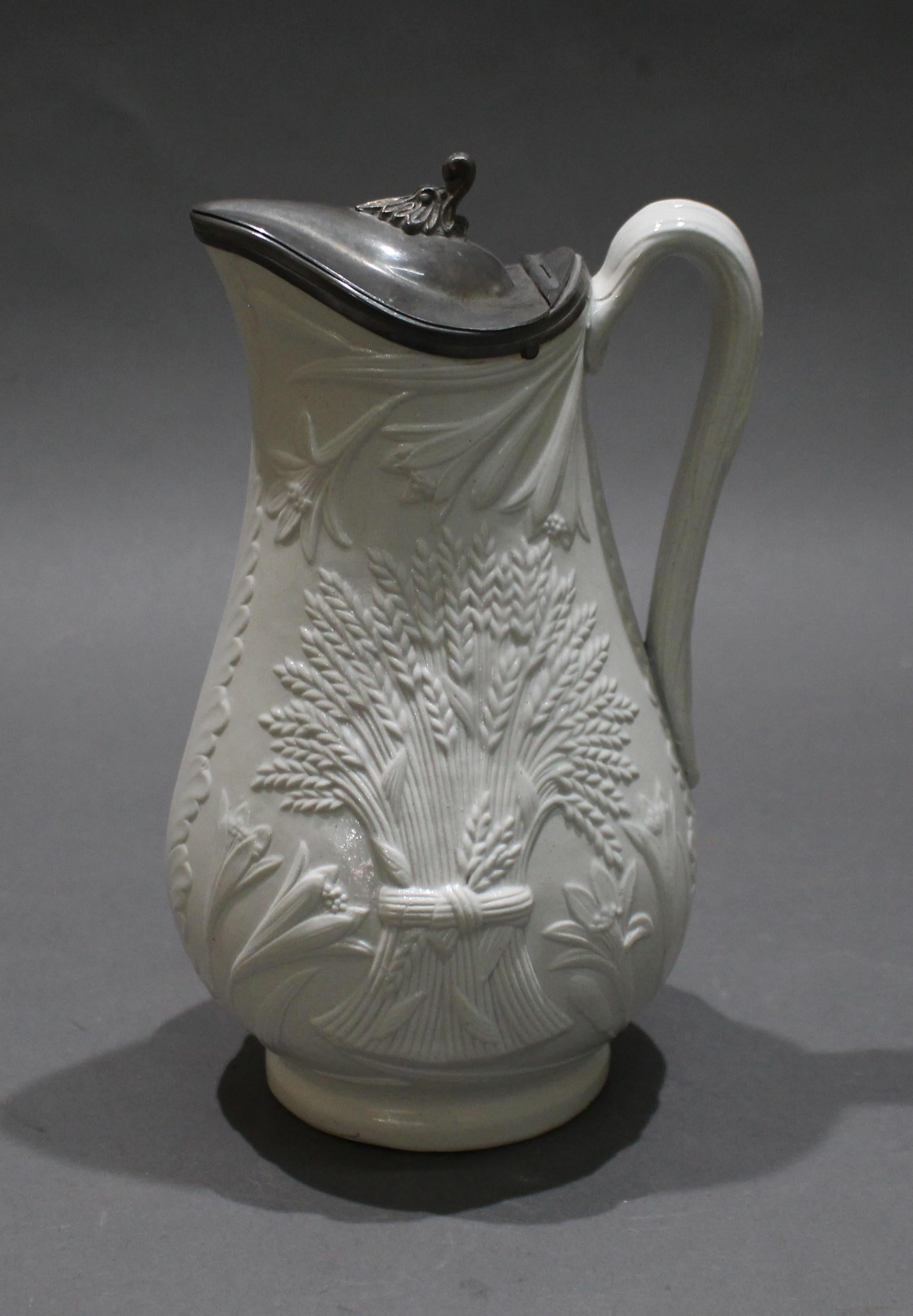 stoneware pitcher with lid