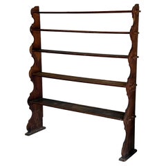 Étagère en pin scandinave du XIXe siècle