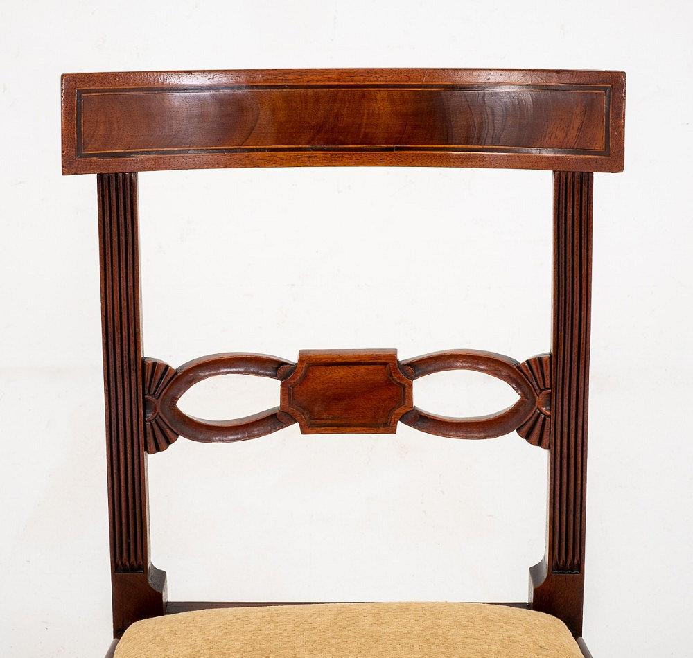 19th Century Set of Regency Mahogany Dining Chairs 6