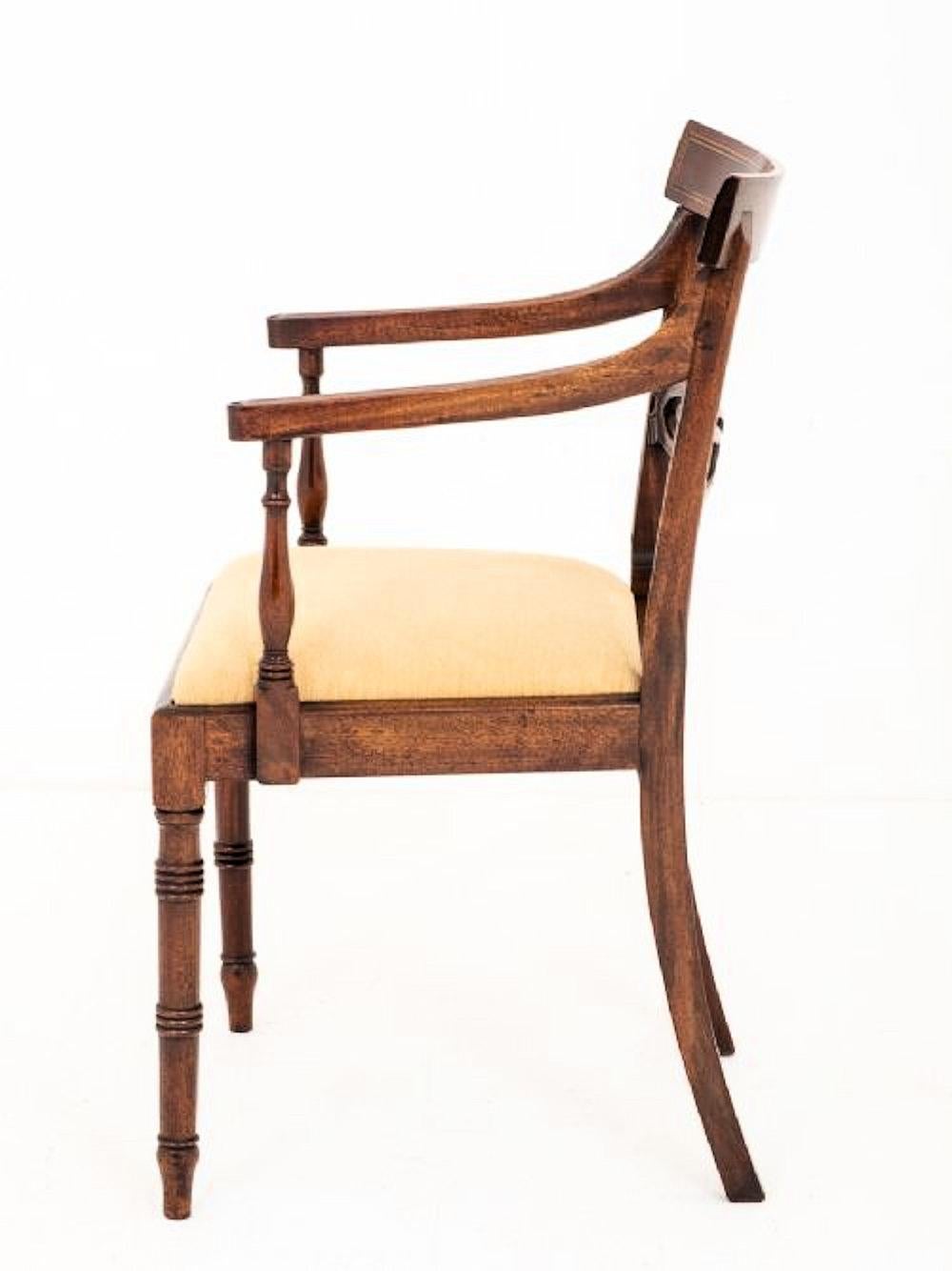 19th Century Set of Regency Mahogany Dining Chairs 2