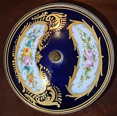 19th C. Sevres Style Porcelain Painted Mounted Chateau des Tuileries Style Urn