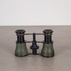 19th Century Shagreen French Opera Glasses and Case, circa 1880