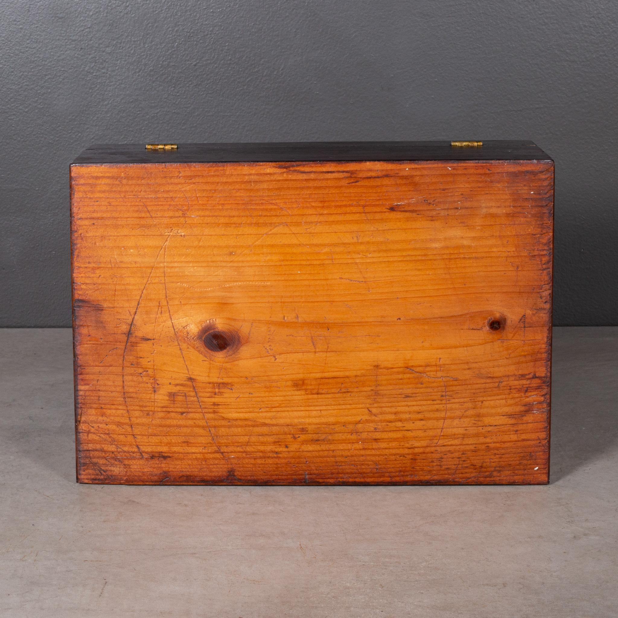 19th c. Shaker Inlay Sewing Box c.1800s (FREE SHIPPING) For Sale 1