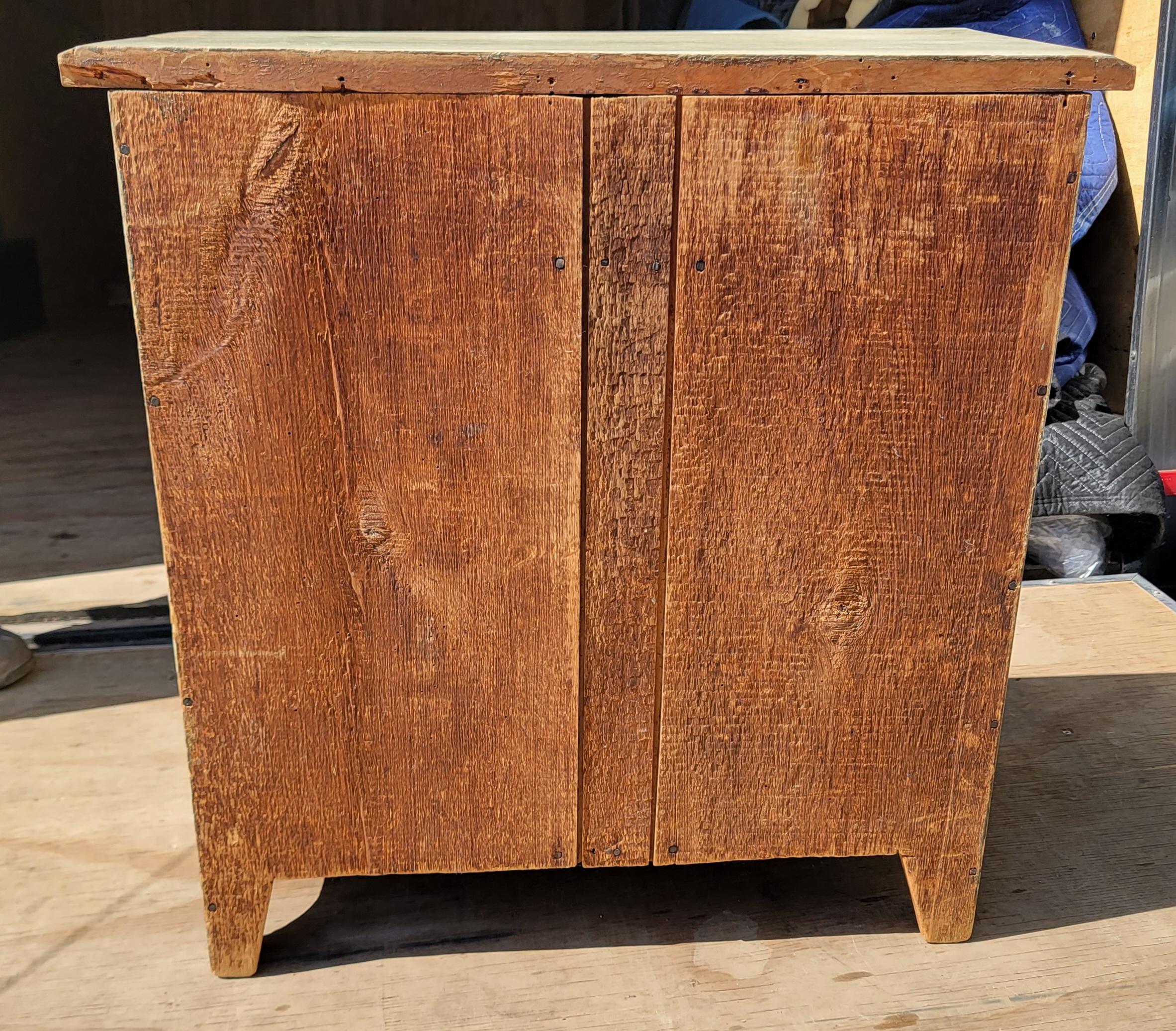 Hand-Crafted 19th C Side Cupboard / Bedside Stand
