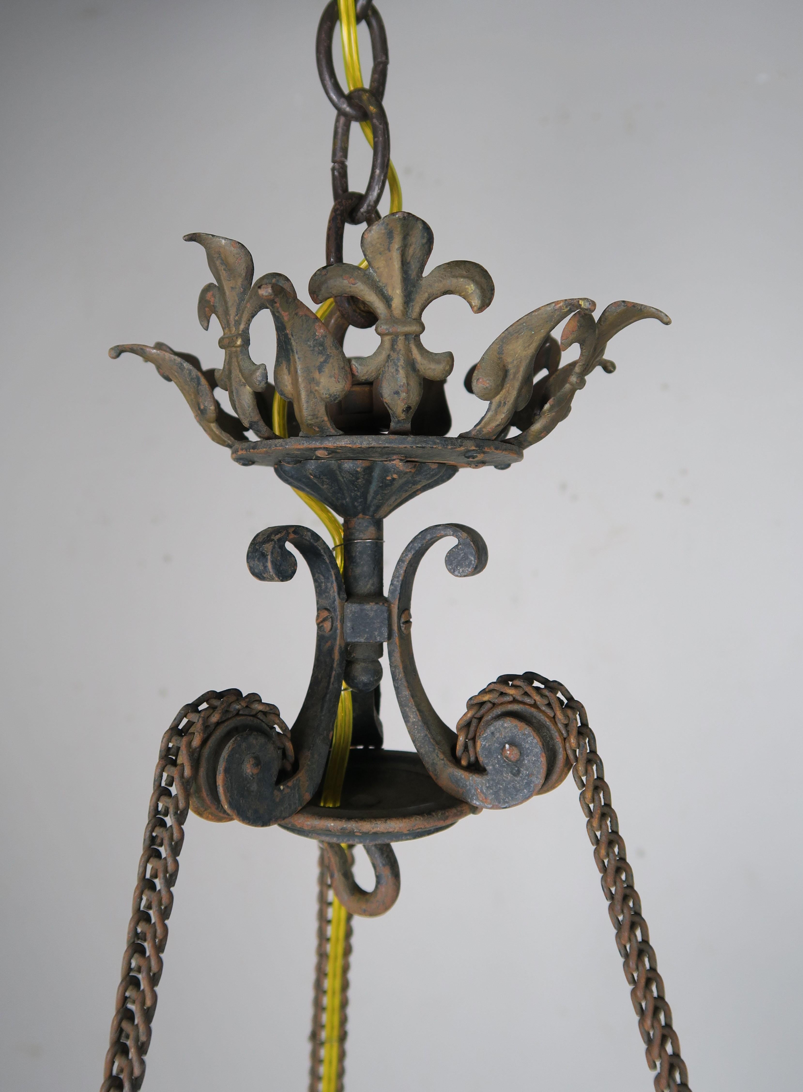 fleur de lis chandelier