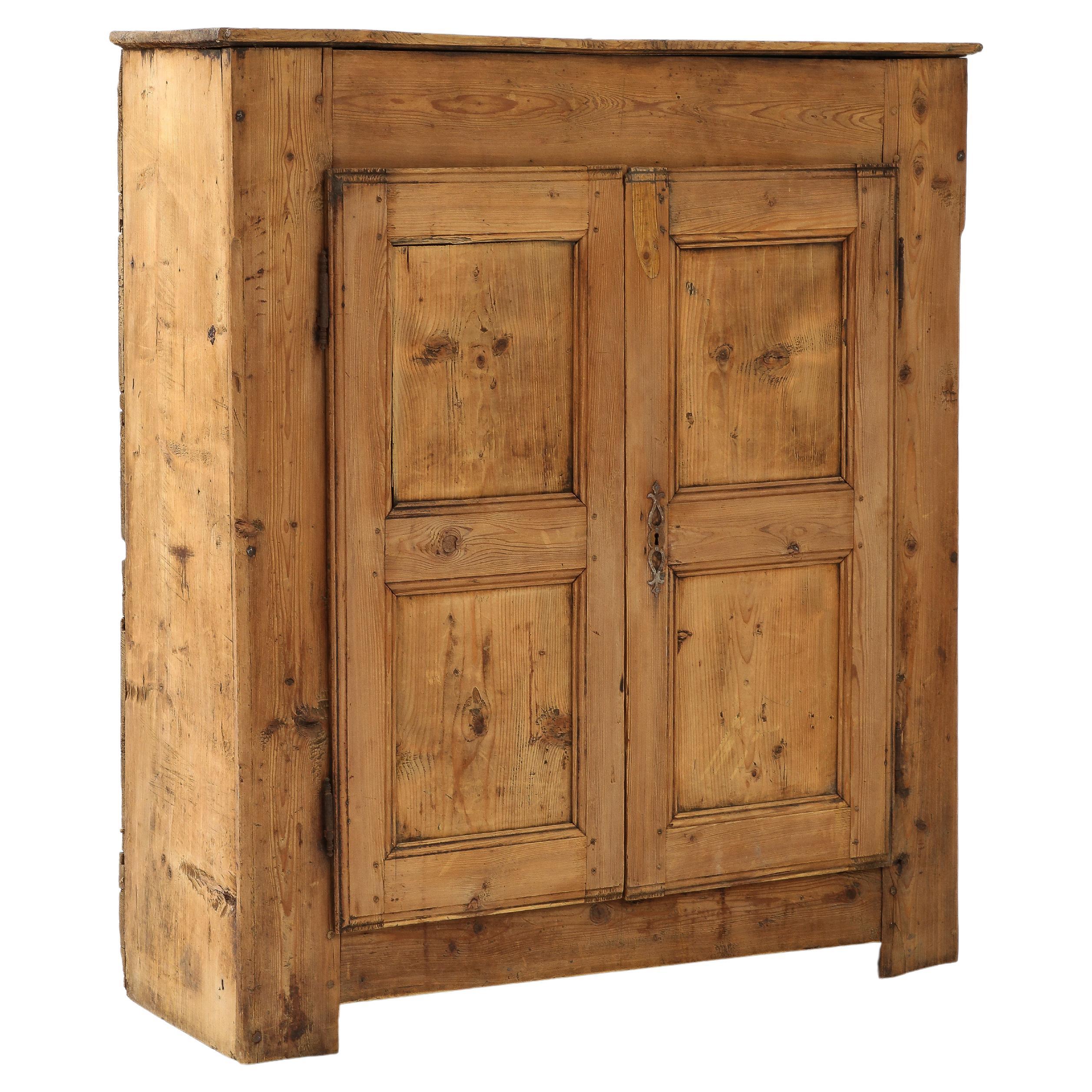 19th Century Southern Alpines Cabinet, Barcelonnet, France For Sale