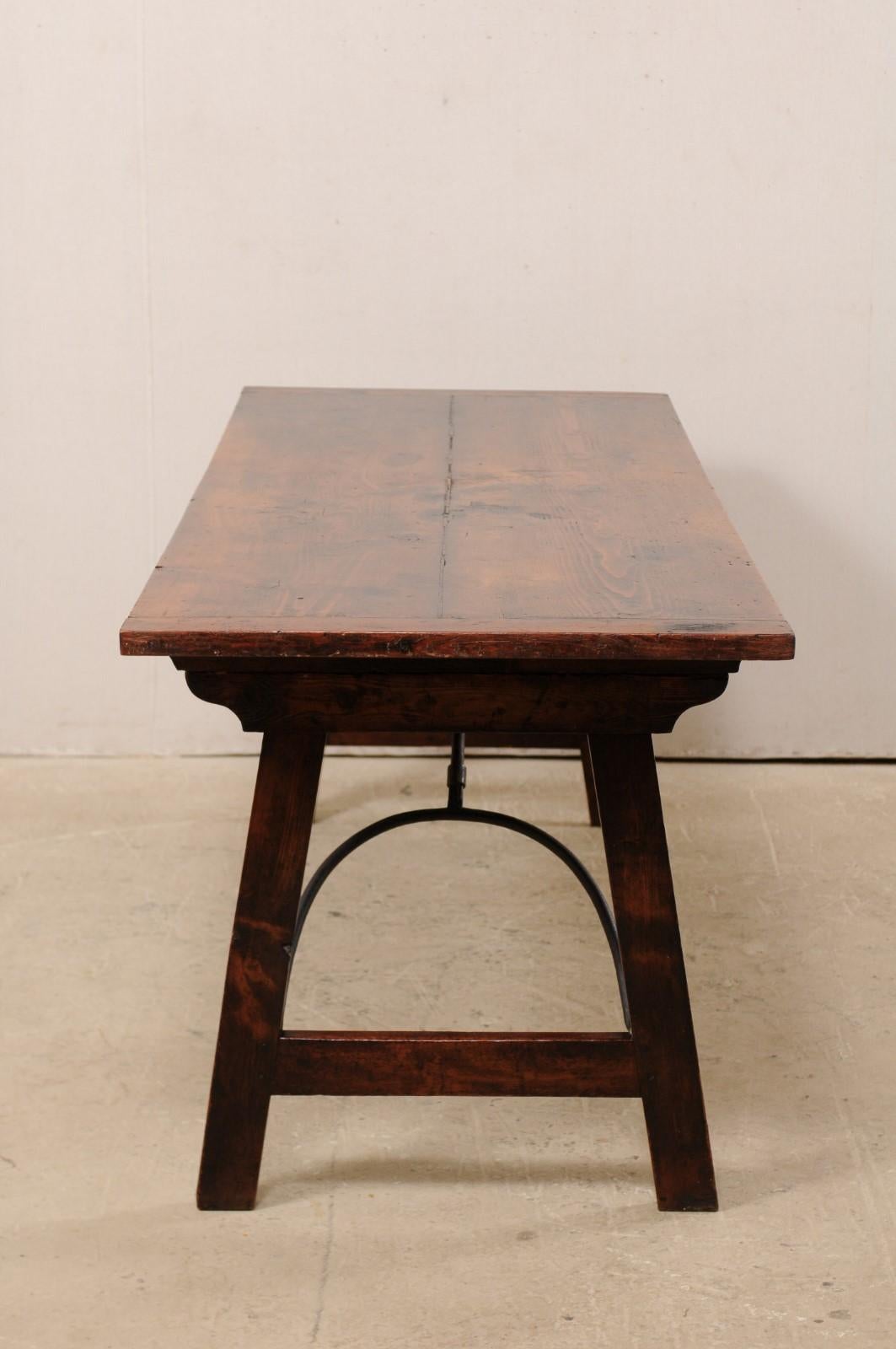 Spanish Table with Legs Uniquely Designed to be Folded for Easy Storage 3