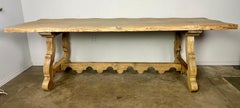 19th Century Spanish Trestle Style Table