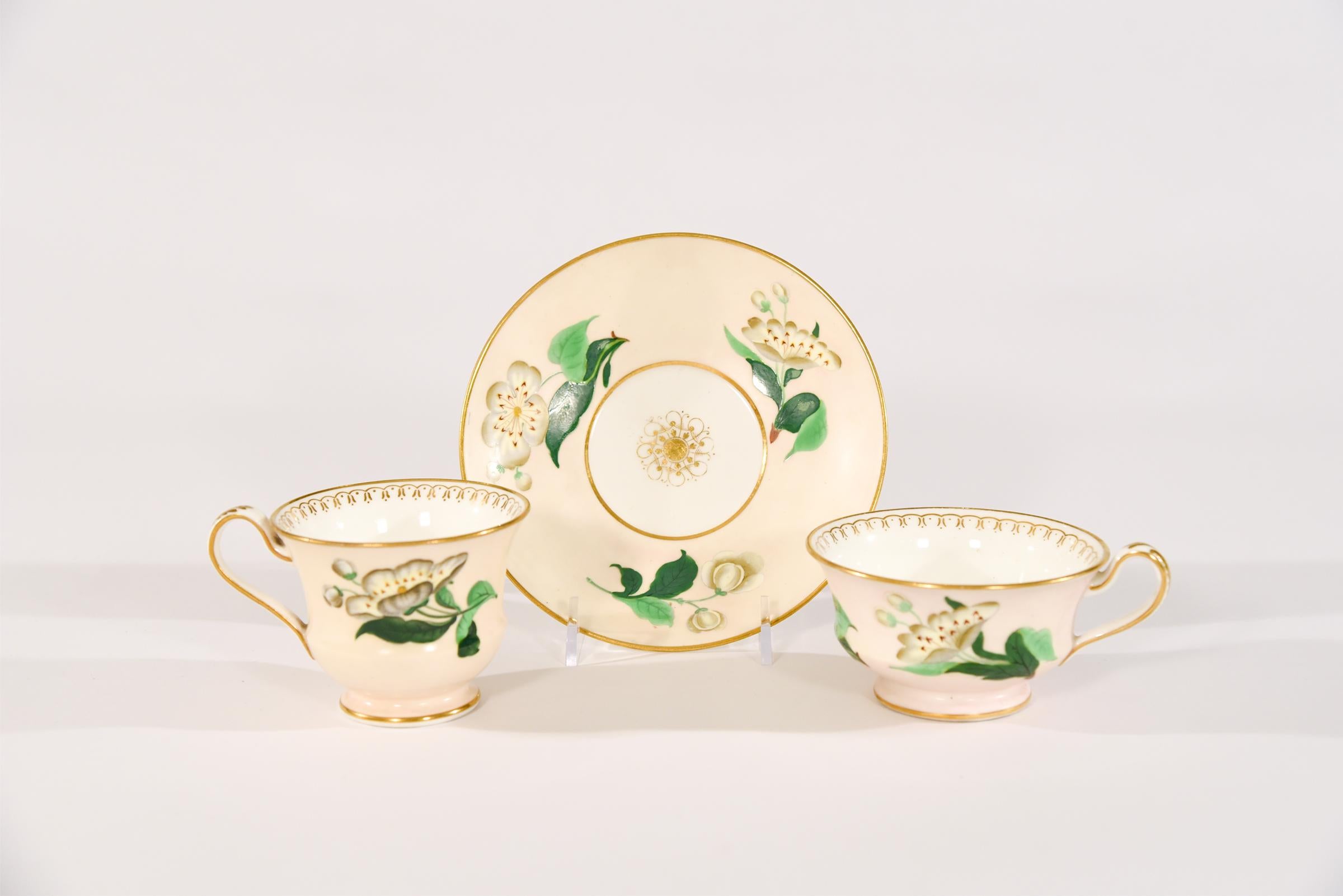 19. C. Spode 44 St. Porzellan-Teeservice (Englisch) im Angebot