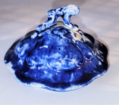 19th C Spongeware Teapot