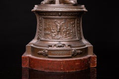 19th C Statue Christopher Columbus Sets Foot on American Soil in 1492