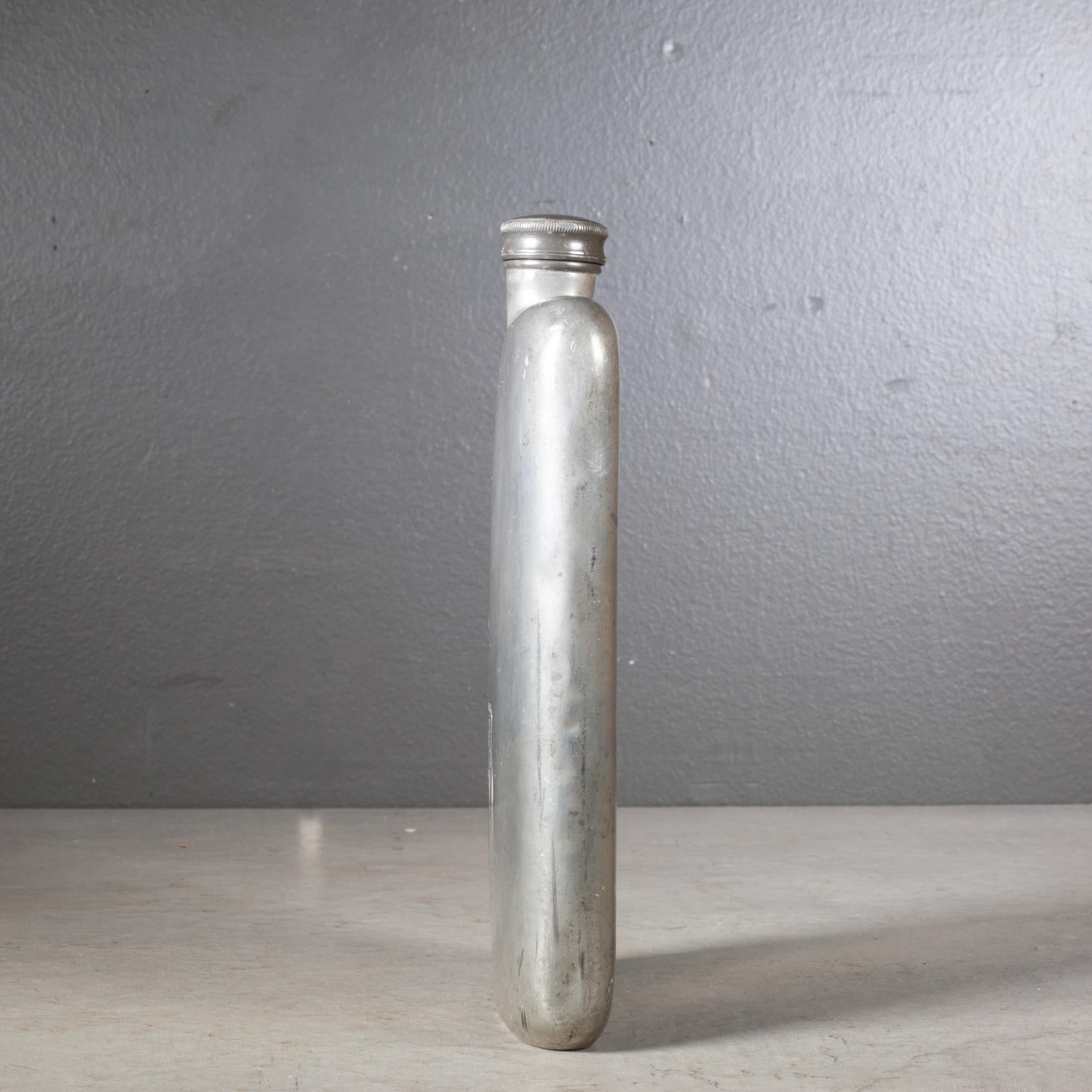 Victorian 19th c. Sterling Silver Abercrombie & Fitch Flask c.1890-1900 For Sale