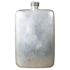 19th c. Sterling Silver Abercrombie & Fitch Flask c.1890-1900