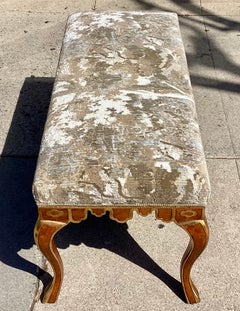 19th C Style Michael Taylor Designs Lucarini Italian Bench