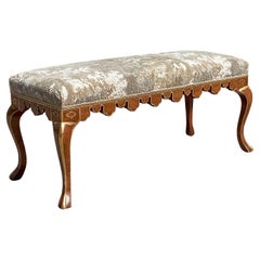 19th C Style Michael Taylor Designs Lucarini Italian Bench