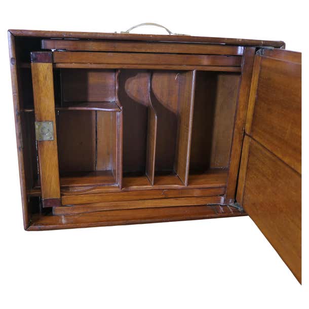 19th C Surveyors Metamorphic Instrument Box/Table A very rare piece For ...