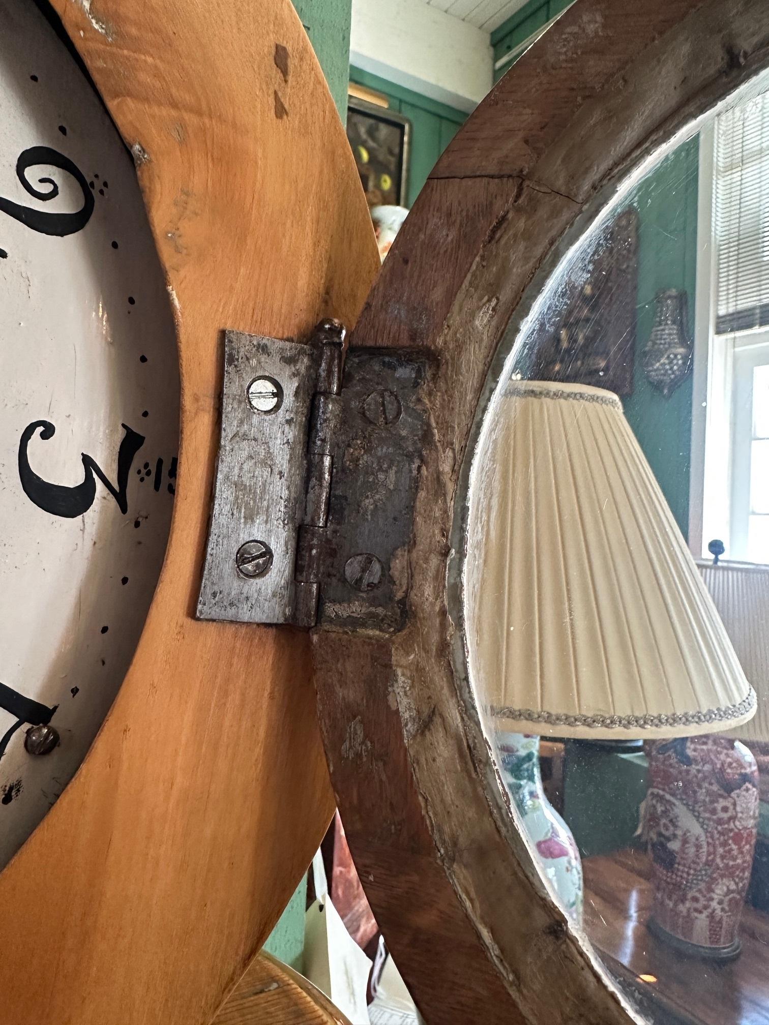19th C. Swedish Carved Pine Wood Clock Grandmother Grandfather Long Case Antique For Sale 14