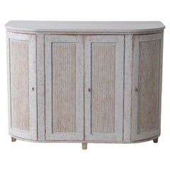 19th C. Swedish Gustavian Period Painted Buffet Cabinet