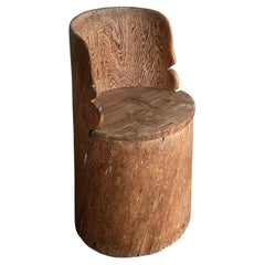 19th C Swedish Kubbstol