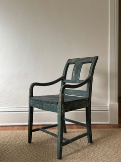 19th C Swedish Painted Chair