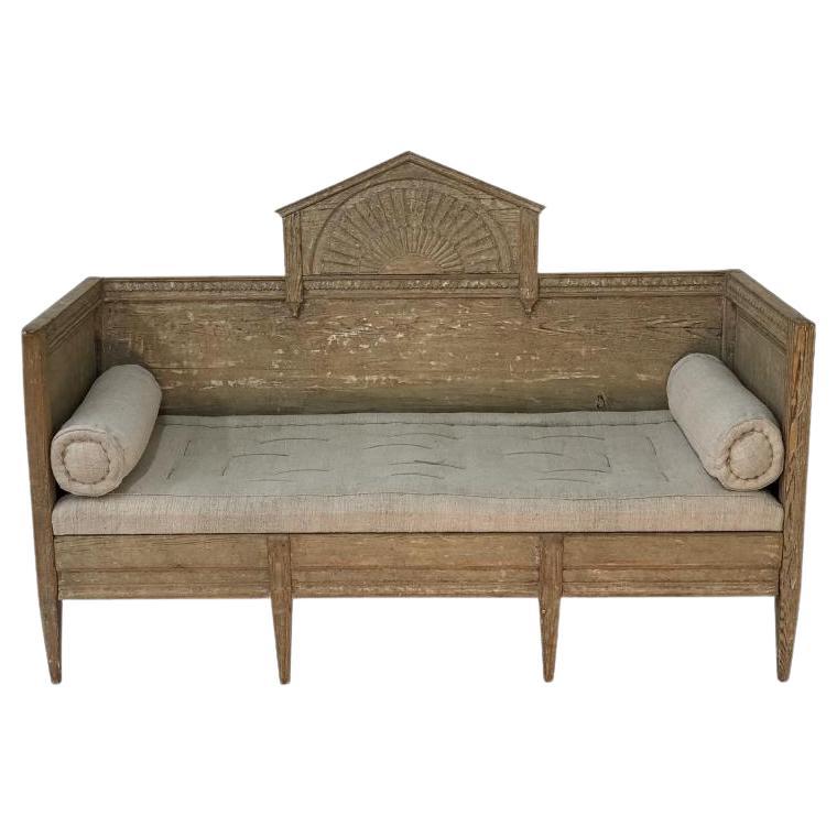 19th c. Swedish Sofa For Sale