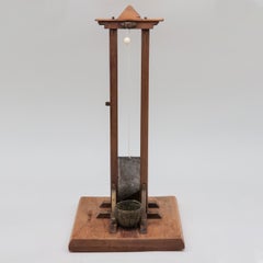 19th Century Tall Miniature Guillotine Cigar Cutter