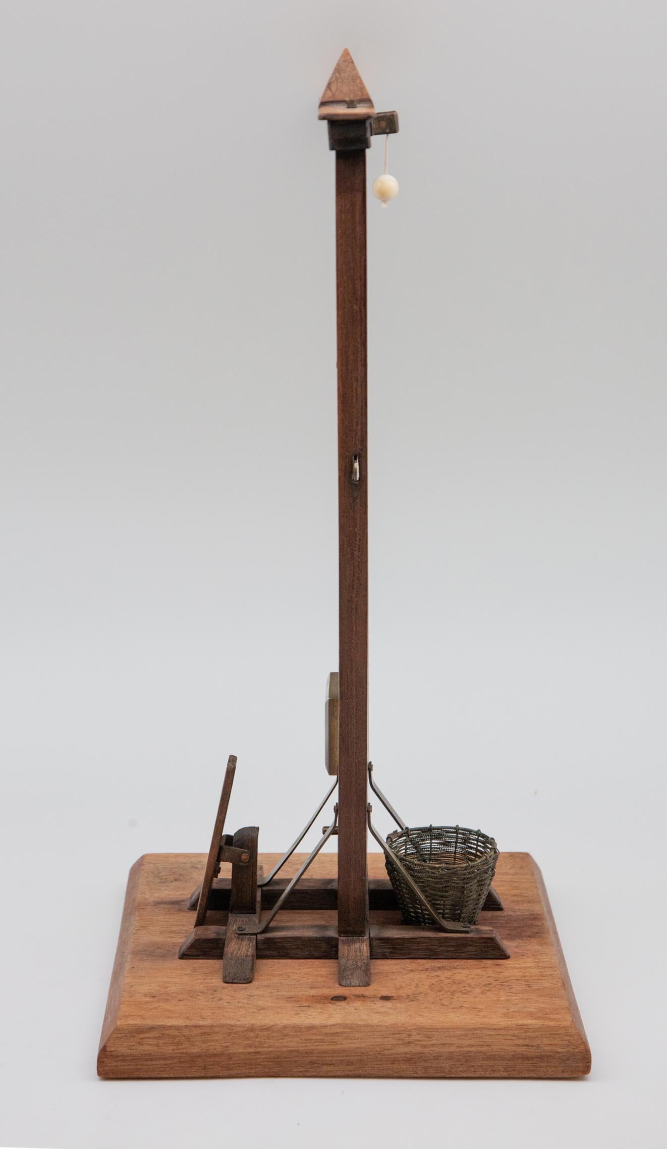 19. Jahrhundert Große Miniatur-Guillotine Zigarrenschneider (Französisch)