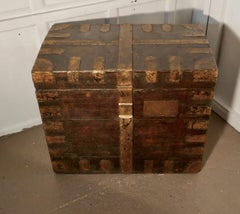 19th Century Traveling Silver Chest by Smith and Nicholson