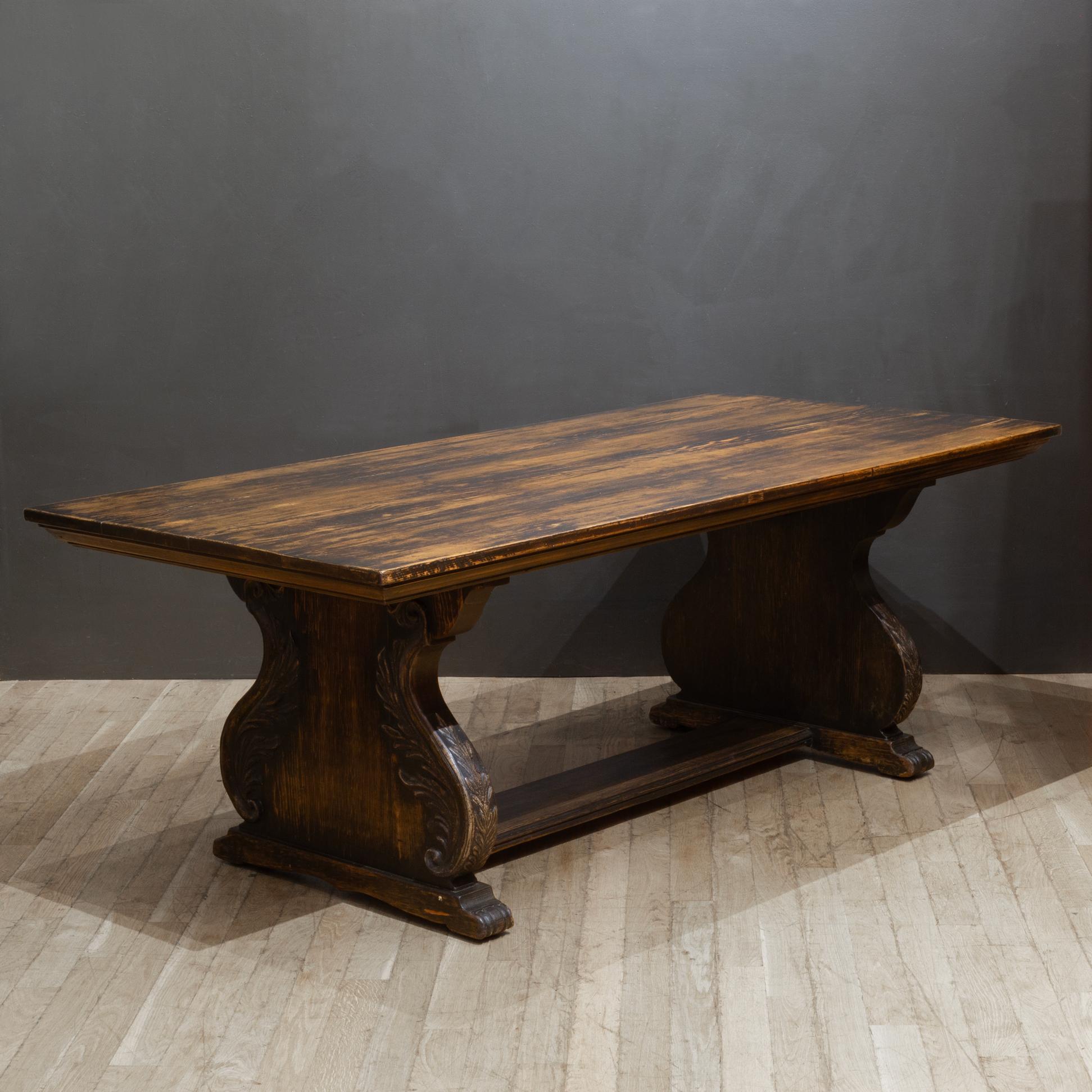 siglo XIX Mesa de comedor Tresle c.1880-1900 Estadounidense en venta