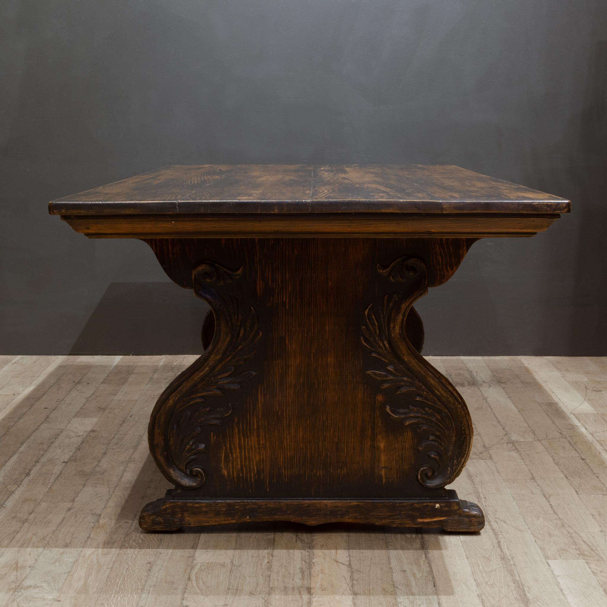 siglo XIX Mesa de comedor Tresle c.1880-1900 en Bueno estado para la venta en San Francisco, CA