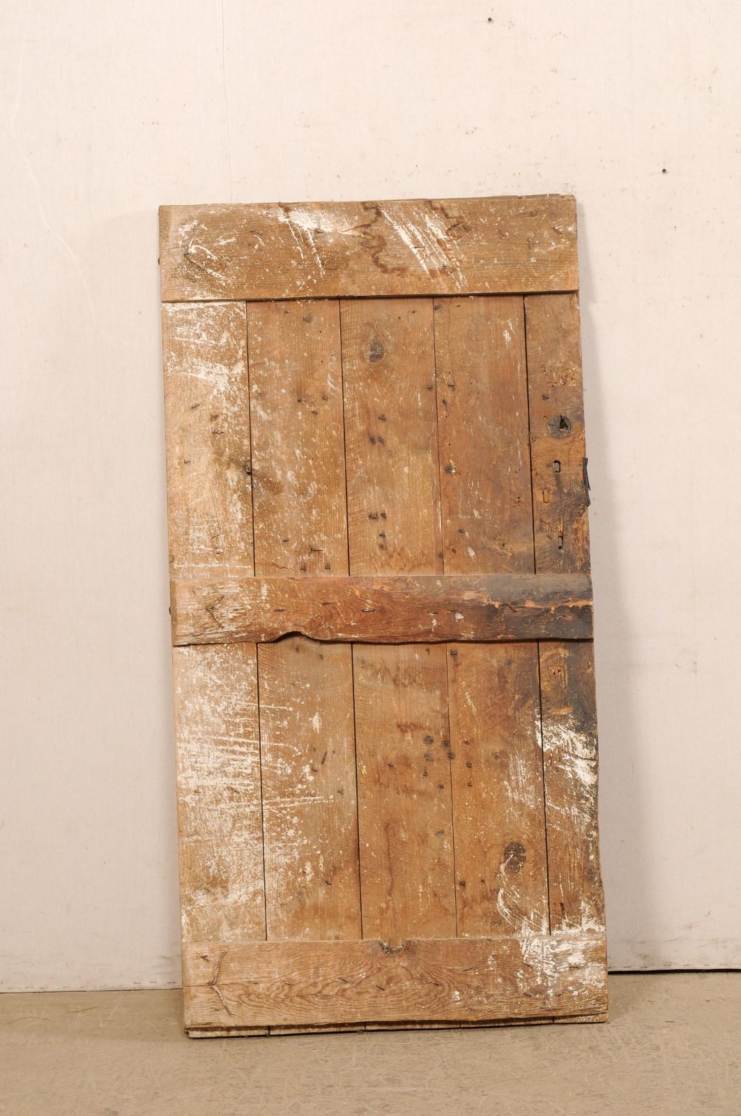 19th C. Turkish Paneled Wood Door For Sale 3