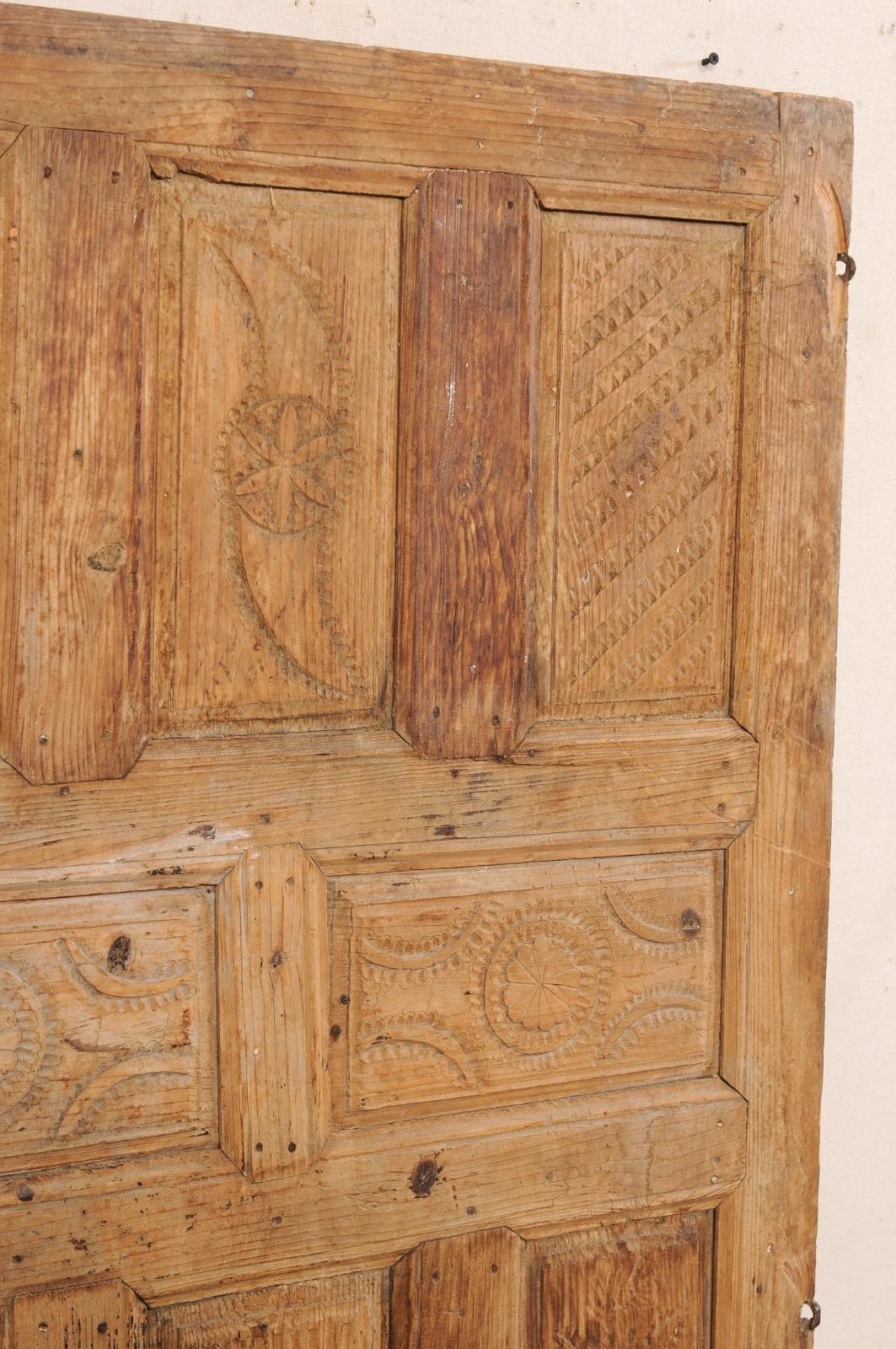 19th C. Turkish Paneled Wood Door In Good Condition For Sale In Atlanta, GA